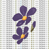 Collection de fleurs - HTV imprimé (à l'unité - petits)