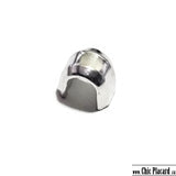 #5 Argent  - Arrêt supérieur en U pour fermeture à glissière (à l'unité)