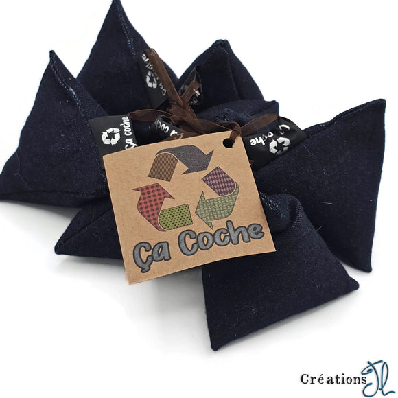 Denim bleu foncé - Poids à patrons x7 - Ça coche