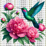 Collection de fleurs - HTV imprimé (à l'unité - petits)