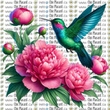 Collection de fleurs - HTV imprimé (à l'unité - petits)