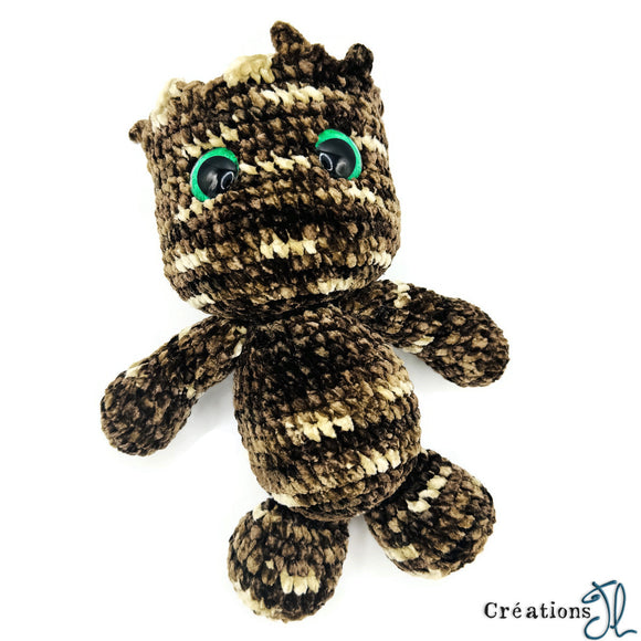 Homme arbre rond - yeux vert - par Créations JL