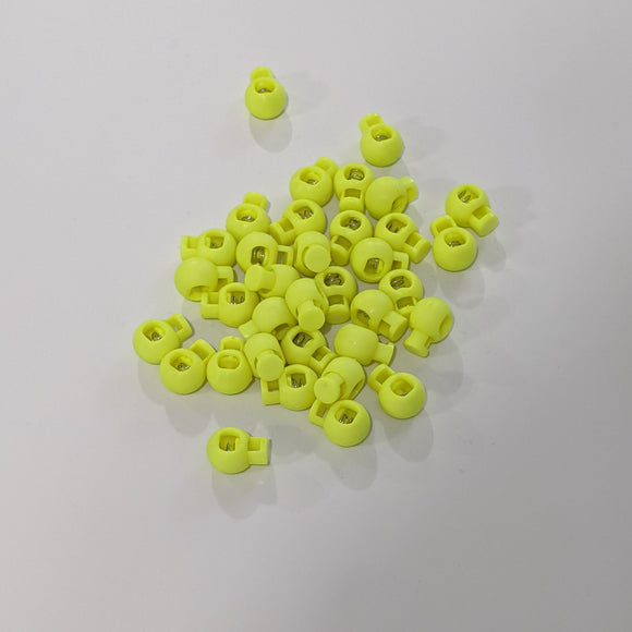 Bloque-cordon 8mm - Jaune fluo