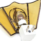 Veilleuse ambrée - Vitrail par Murielle Boisvert