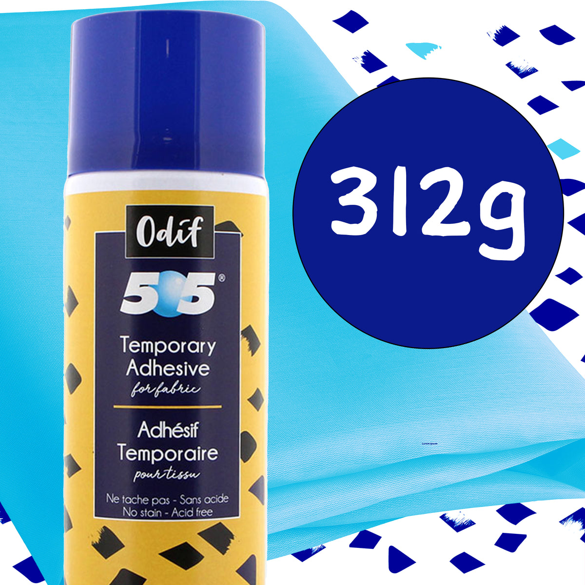 ODIF 505 Temporary Fabric Adhesive +++ 312g – Chic Placard