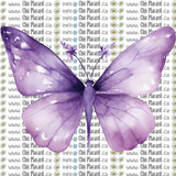 Collection de papillons - HTV imprimé (à l'unité, grands)