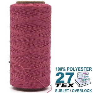 Fil de polyester TEX 27 (Fusette) Rose #8709 - 500 mètres