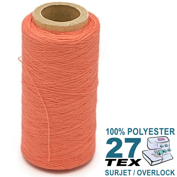 TEX 27 Polyester Yarn (Spindle) Salmon #8452