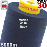 GUTERMANN TEX30 Fil de polyester tout-usage - 5000m - Bleu marin #310