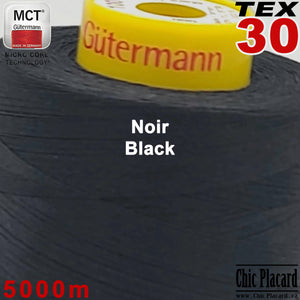 GUTERMANN TEX30 All-Use Polyester Wire-5000m-Black