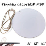Panneau décoratif en MDF imprimé sur demande