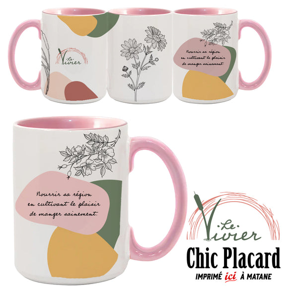 Le vivier Chats au chaud - Tasse en céramique