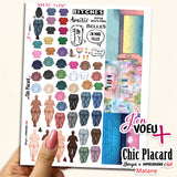 V24 Copines - Format 2.25'' J'en voeu + cartons à découper