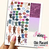 V24 Copines - Format 2.25'' J'en voeu + cartons à découper