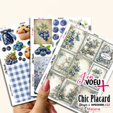 V30 Bleuets : J'en voeux + Ensemble de 3 cartons à découper