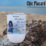 Matane mon havre - Verre à vin en inox