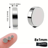 Aimants ronds 8x1mm