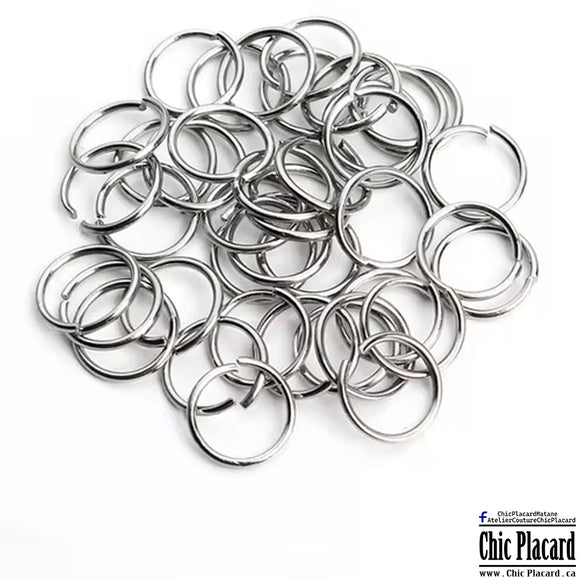 Anneau fendu 4mm (à l'unité)