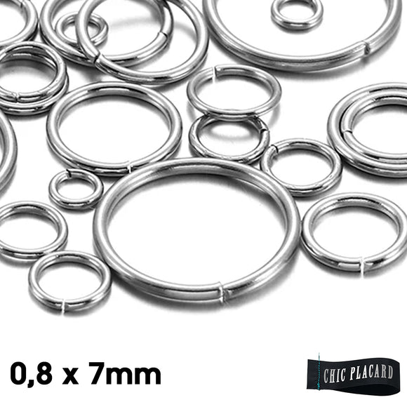 Anneau de saut ouvert 7mm (à l'unité)