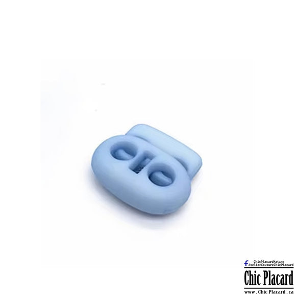 Bloque-cordon double / gros - Bleu pâle