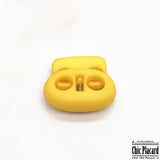 Bloque-cordon double / gros - Jaune