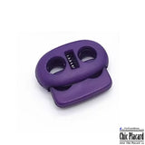 Bloque-cordon double / gros - Violet