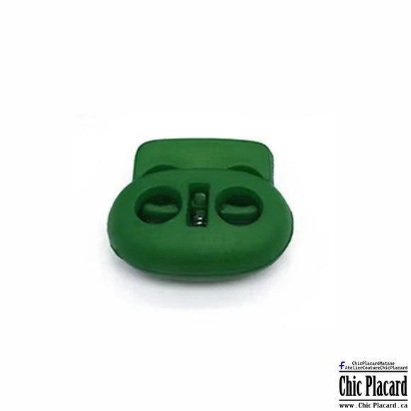 Bloque-cordon double / gros - Vert