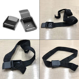 Noir - Boucle à came pour ganse 25mm