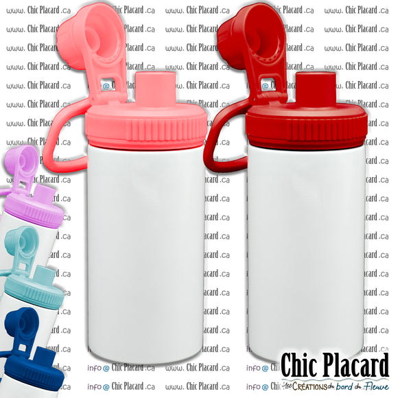 Bouteille à bouchon vissable 12oz pour enfant imprimée sur demande