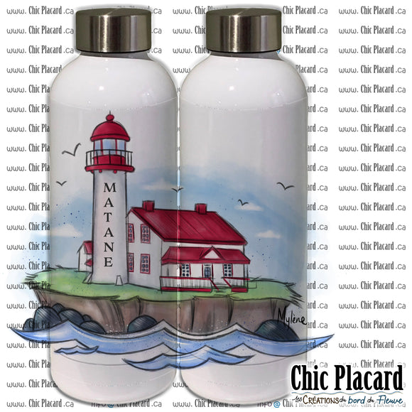 Phare de Matane - Bouteille en inox