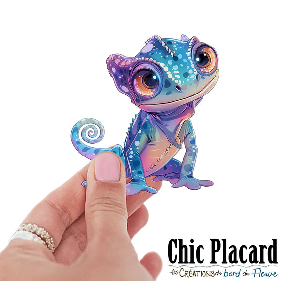 Chaméléon coloré- autocollant en vinyl