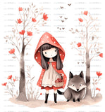 Fichier d'image numérique : Chaperon rouge & décor