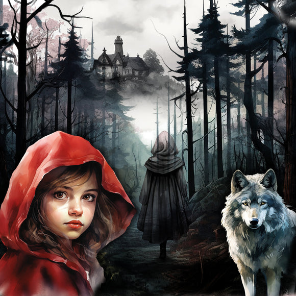 Chaperon rouge - lm190 - Lingette magique