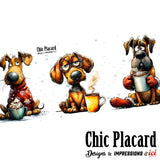 Chiens de Noël - Tasse en céramique