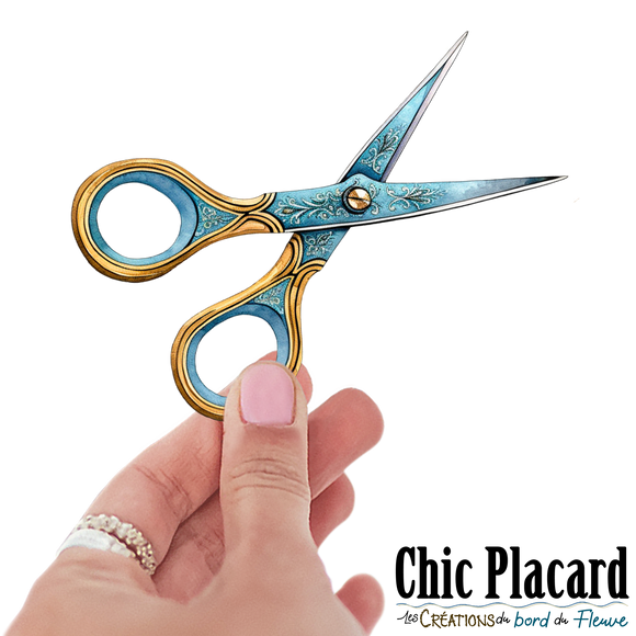 Ciseaux- autocollant en vinyl