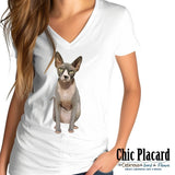 Chat sphynx - T-shirt femme G/L