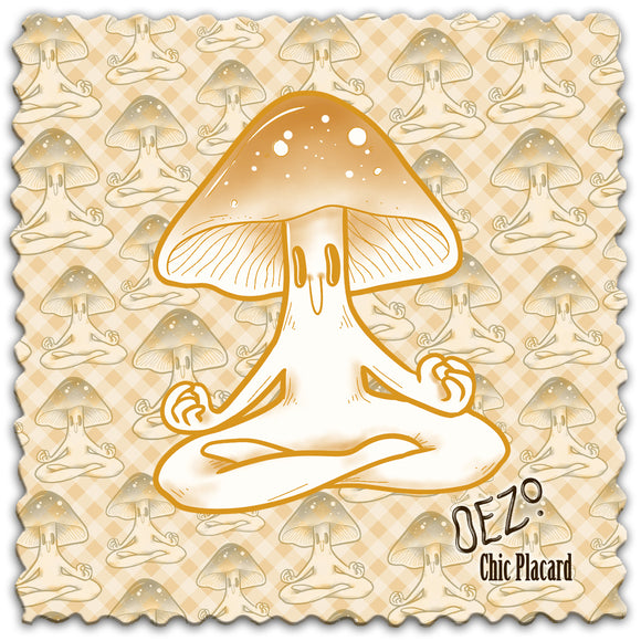 Champignon par Oezo - Lingette hyperdouce en microfibre