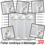 Fichier d'image numérique  Image de bouteille pour maquettes 28-32