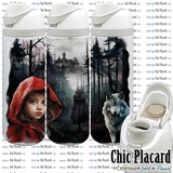 Sombre chaperon rouge - Bouteille à bec double-fonction