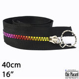 Separable zipper - Nylon #5 - 80cm-32inches - Dark navy blue 