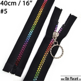 Separable zipper - Nylon #5 - 80cm-32inches - Dark navy blue 