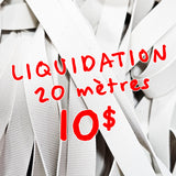 Liquidation - 20m Élastique 9mm en caoutchouc résistant au sel et chlore