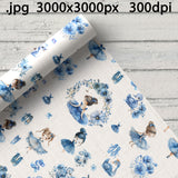 Ballerines - Fichiers numériques motifs sans couture