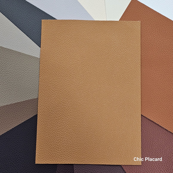 Copper brown - Synthetic leatherette - 20x30cm