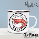 Crevette de Matane - Tasse en enamel 17oz