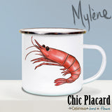 Crevette de Matane - Tasse en enamel 17oz
