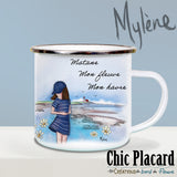 Matane mon havre - Tasse en enamel 17oz