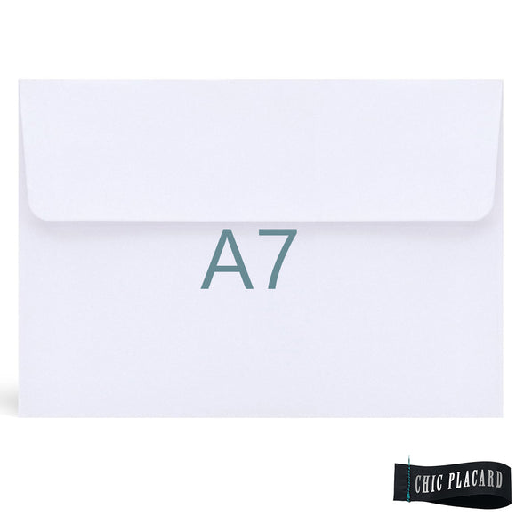 Enveloppe A7 en papier