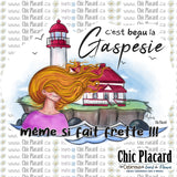 Fait frette en Gaspésie - Bouteille en acier inoxydable 500ml