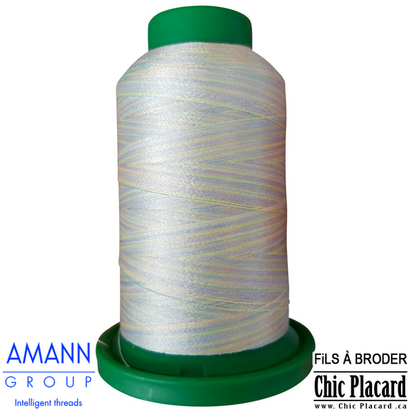 Bébé - Fil à broder bigarré AMANN  Isacord 1000m